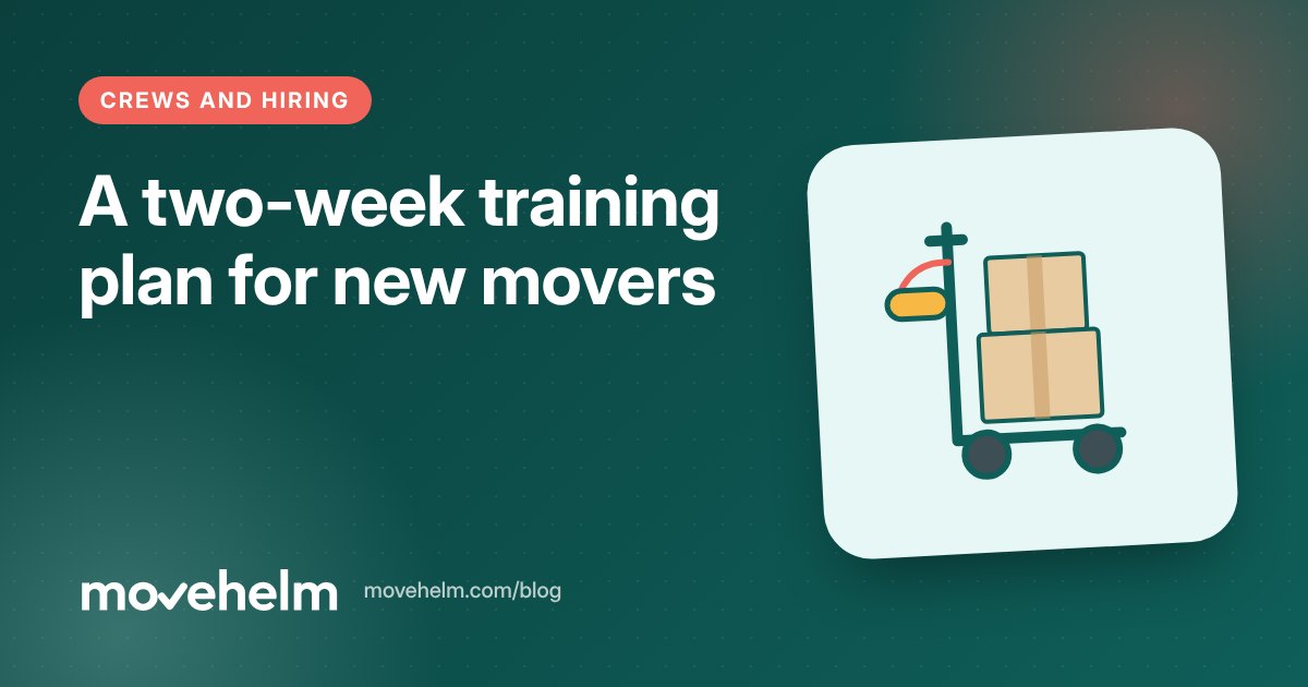 A two-week training plan for new movers: cover illustration