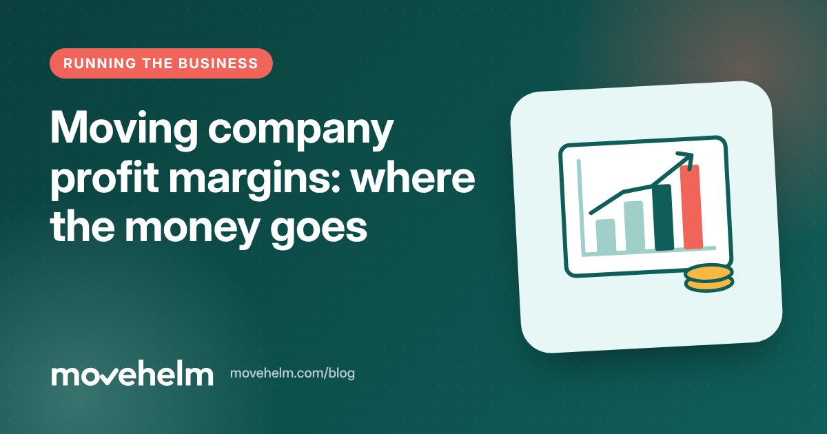 Moving company profit margins: where the money goes: cover illustration