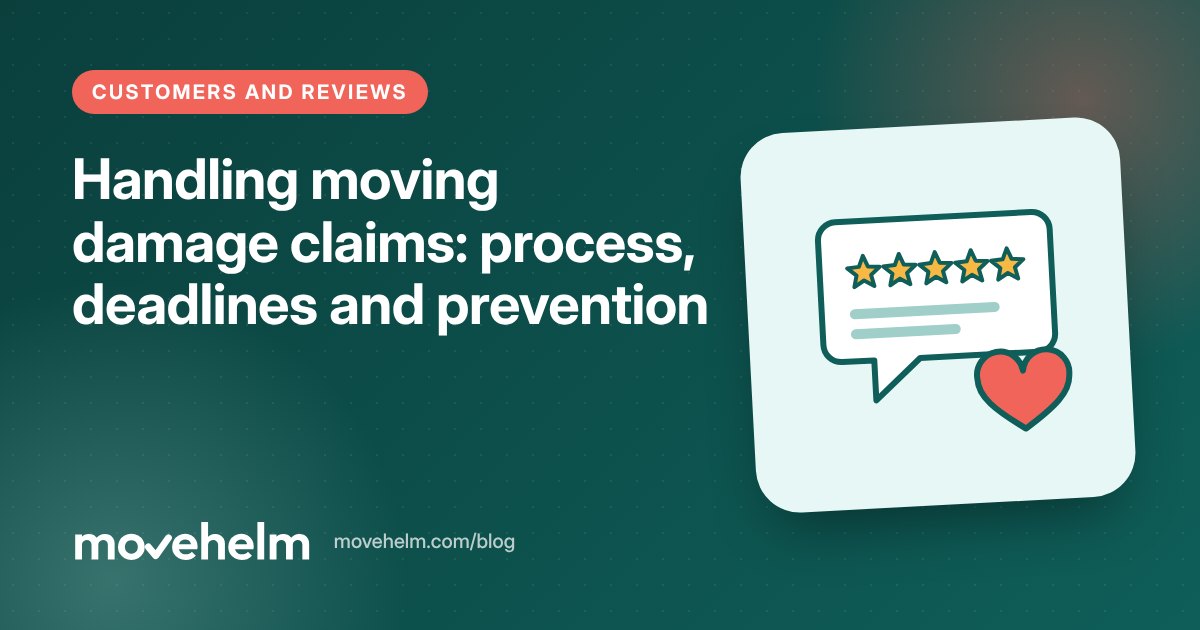 Handling moving damage claims: process, deadlines and prevention: cover illustration