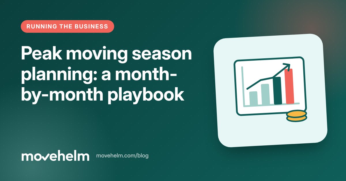 Peak moving season planning: a month-by-month playbook: cover illustration